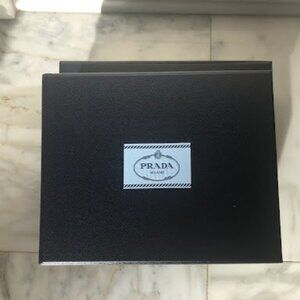 SOLD Prada gift box Black 10x8x4"
